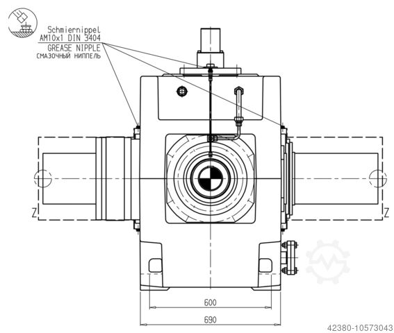 Industrial Gear Units Helical Bevel Gear Units Flender Siemens 800kW B3SH (17)