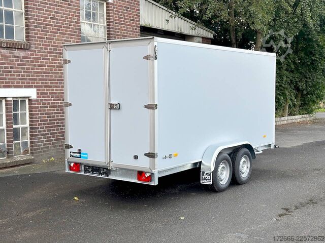 Box trailer Hapert Trailers HAPERT SAPPHIRE L-2 | GRAU 400X180X180CM 2700KG KOFFERANHÄNGER