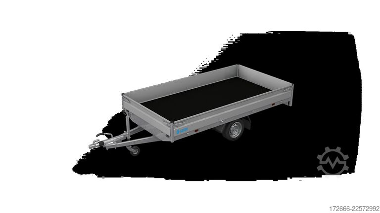 Flatbed trailer Hapert Trailers HAPERT AZURE H-2 505X180X30CM 3000KG HOCHLADER | NFW