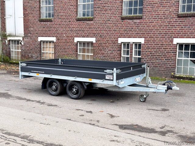 Flatbed trailer Hapert Trailers HAPERT AZURE H-2 | BLACK EDITION 335X180X30CM 2700KG HOCHLADER | NFW
