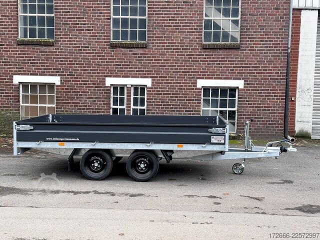 Flatbed trailer Hapert Trailers HAPERT AZURE H-2 | BLACK EDITION 335X180X30CM 2700KG HOCHLADER | NFW