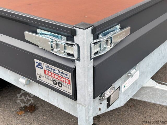 Flatbed trailer Hapert Trailers HAPERT AZURE H-2 | BLACK EDITION 335X180X30CM 2700KG HOCHLADER | NFW