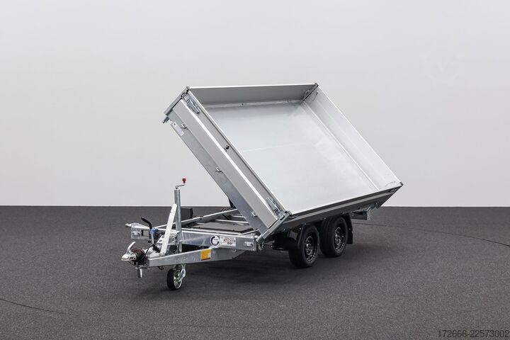 Three-way tipper Hapert Trailers HAPERT COBALT HM-2 335X180X30CM 3500KG DREISEITENKIPPER | NFW | PARABELFEDER