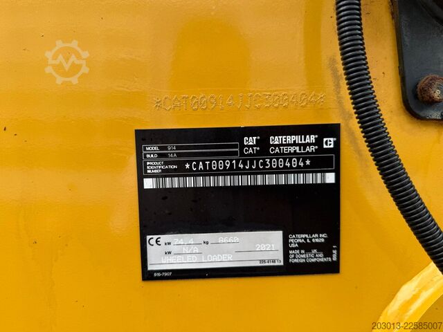 Wheel loader CATERPILLAR 914 14A Radlader MIT Schaufel 8,6 Tonnen *2927 h