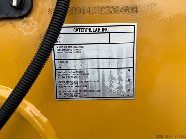 Wheel loader CATERPILLAR 914 14A Radlader MIT Schaufel 8,6 Tonnen *2927 h
