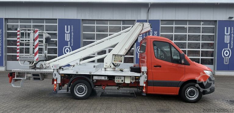Truck-mounted work platform MERCEDES-BENZ Sprinter Multitel MT 162 EX Hebebühne