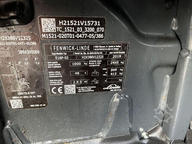 Elektro 4 Rad-Stapler Linde E16P-02