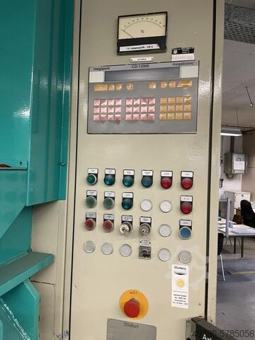 Kondensatorentlade Schweißmaschine, Kondensatorentladungsschweißen; Punkt- Buckel-Schweißmaschine, ( MEGATRONIC CD-1200 / QB 2 / 6P