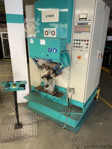 Kondensatorentlade Schweißmaschine, Kondensatorentladungsschweißen; Punkt- Buckel-Schweißmaschine, ( MEGATRONIC CD-1200 / QB 2 / 6P