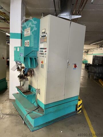 Kondensatorentlade Schweißmaschine, Kondensatorentladungsschweißen; Punkt- Buckel-Schweißmaschine, ( MEGATRONIC CD-1200 / QB 2 / 6P