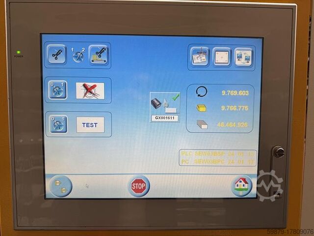 Meccanotecnica sewing machine with end sheet tipping Universe (2011) Meccanotecnica Universe