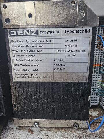 Wood shredder Jenz Ba 725 diesel
