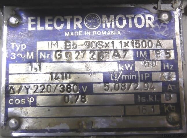 Electric motor 1.1 kW 1410 rpm ETM IMB5-90Sx1,1x1500A