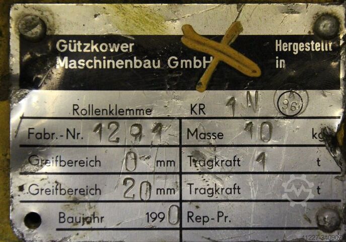 Blechklemme 35-70 mm TAKRAF KR-1-N