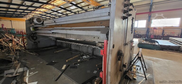 Hydraulic plate shears Beyeler CP 7150 x 16