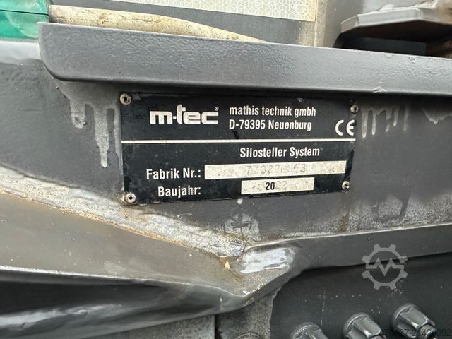 Abrollkipper MERCEDES-BENZ Arocs 3243 8x2 / M-Tec HLS 20 Silosteller + Funk