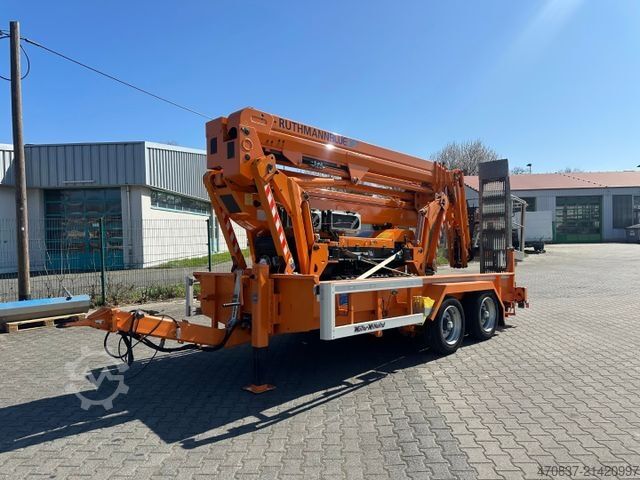 Truck-mounted work platform MERCEDES-BENZ Rutmann SA 26 / Raupenbühne / Funk