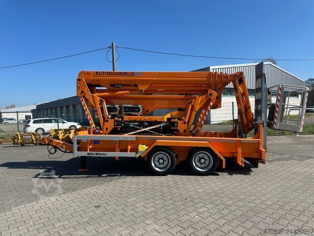 Truck-mounted work platform MERCEDES-BENZ Rutmann SA 26 / Raupenbühne / Funk