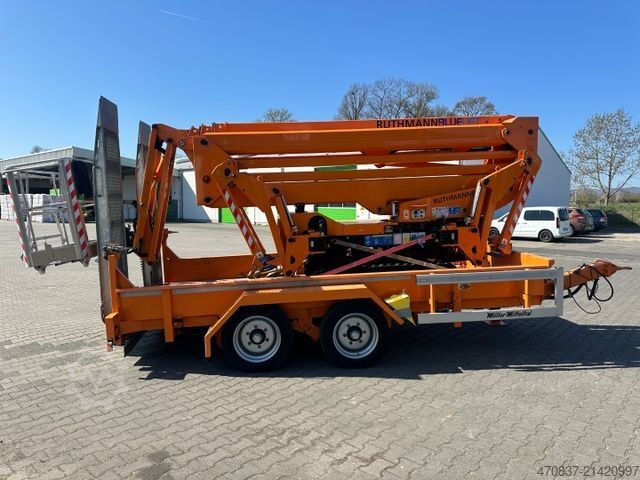Truck-mounted work platform MERCEDES-BENZ Rutmann SA 26 / Raupenbühne / Funk