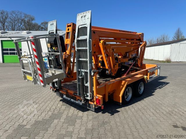 Truck-mounted work platform MERCEDES-BENZ Rutmann SA 26 / Raupenbühne / Funk