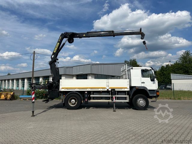 LKW mit Pritsche (offen) MAN LE 280 4x4 / Palfinger PK 14600 / Winde / Funk