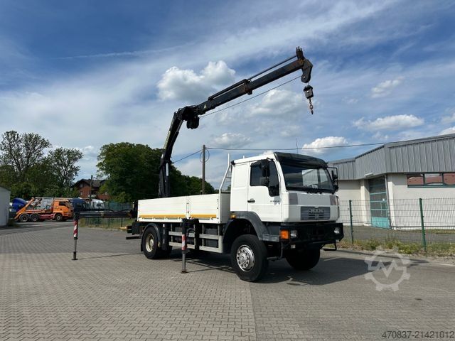 LKW mit Pritsche (offen) MAN LE 280 4x4 / Palfinger PK 14600 / Winde / Funk
