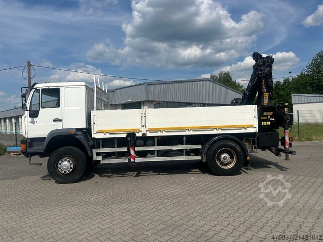 LKW mit Pritsche (offen) MAN LE 280 4x4 / Palfinger PK 14600 / Winde / Funk