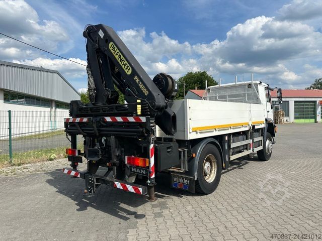 LKW mit Pritsche (offen) MAN LE 280 4x4 / Palfinger PK 14600 / Winde / Funk