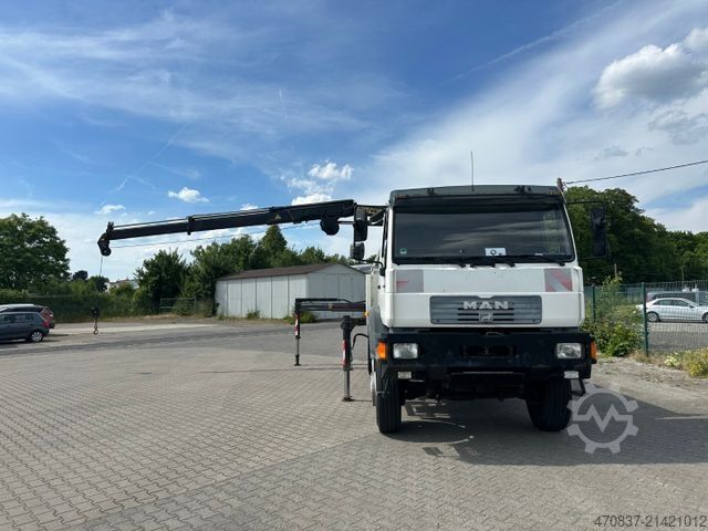 LKW mit Pritsche (offen) MAN LE 280 4x4 / Palfinger PK 14600 / Winde / Funk