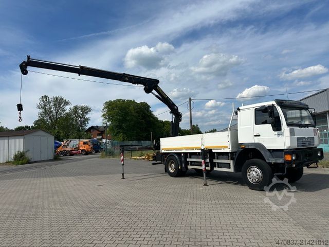 LKW mit Pritsche (offen) MAN LE 280 4x4 / Palfinger PK 14600 / Winde / Funk
