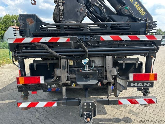 LKW mit Pritsche (offen) MAN LE 280 4x4 / Palfinger PK 14600 / Winde / Funk