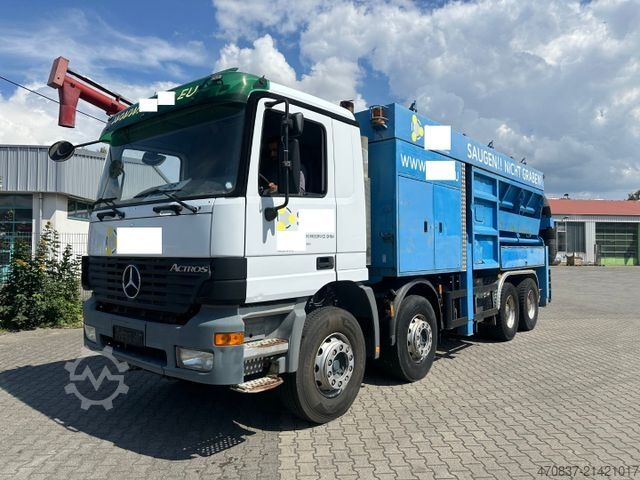 Vacuum tank truck MERCEDES-BENZ Actros 4140 K 8x4 / RSP 32-7 Saugbagger