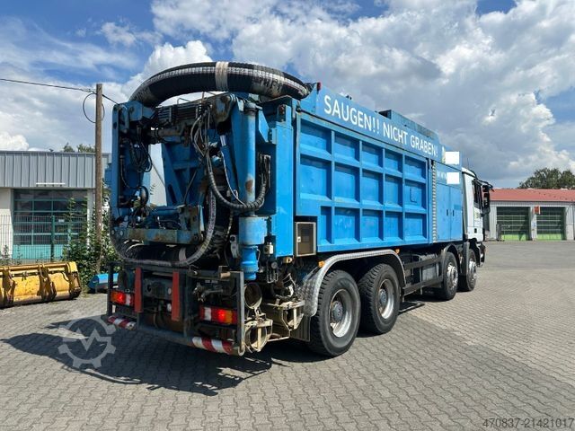 Vacuum tank truck MERCEDES-BENZ Actros 4140 K 8x4 / RSP 32-7 Saugbagger