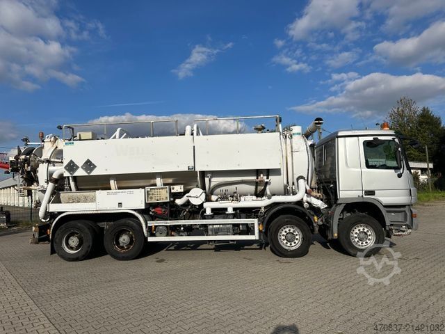 Vacuum tank truck MERCEDES-BENZ Actros 4141 K / 8x4 / KOKS Kombi