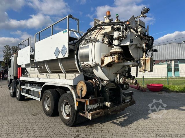 Vacuum tank truck MERCEDES-BENZ Actros 4141 K / 8x4 / KOKS Kombi