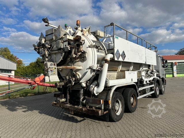 Vacuum tank truck MERCEDES-BENZ Actros 4141 K / 8x4 / KOKS Kombi