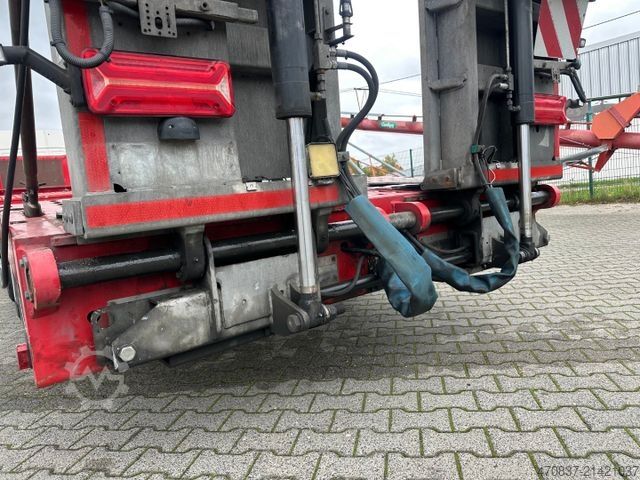 Low loader semitrailer FLIEGL SDS 470 / hydr Hubbett / Seilwinde