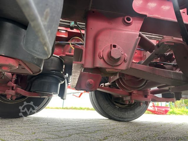 Low loader semitrailer FLIEGL SDS 470 / hydr Hubbett / Seilwinde