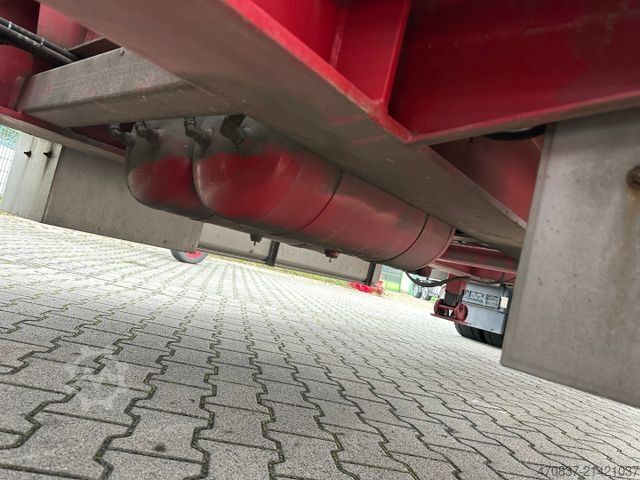 Low loader semitrailer FLIEGL SDS 470 / hydr Hubbett / Seilwinde