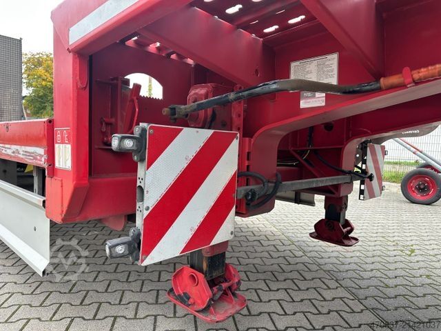 Low loader semitrailer FLIEGL SDS 470 / hydr Hubbett / Seilwinde