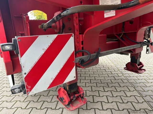 Low loader semitrailer FLIEGL SDS 470 / hydr Hubbett / Seilwinde