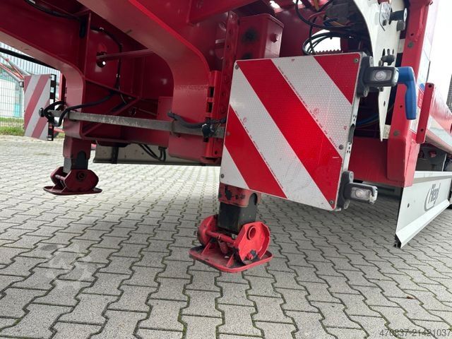 Low loader semitrailer FLIEGL SDS 470 / hydr Hubbett / Seilwinde