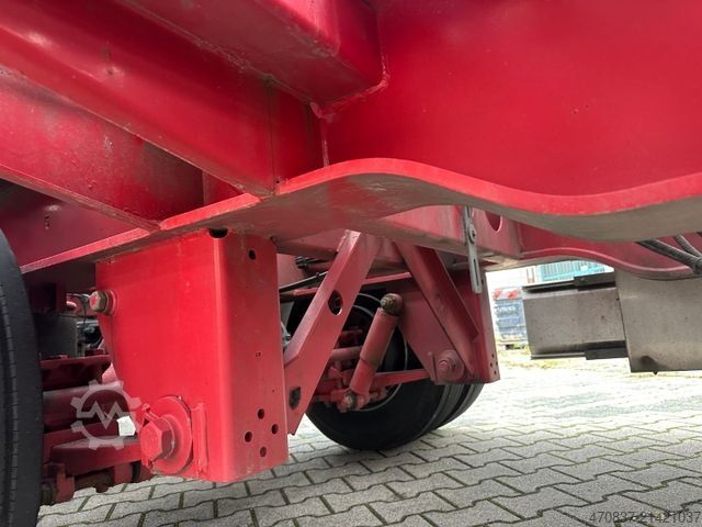 Low loader semitrailer FLIEGL SDS 470 / hydr Hubbett / Seilwinde