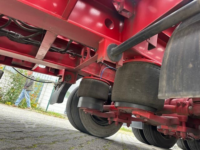 Low loader semitrailer FLIEGL SDS 470 / hydr Hubbett / Seilwinde
