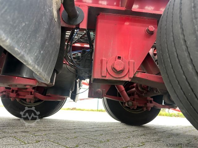 Low loader semitrailer FLIEGL SDS 470 / hydr Hubbett / Seilwinde