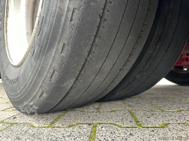 Low loader semitrailer FLIEGL SDS 470 / hydr Hubbett / Seilwinde