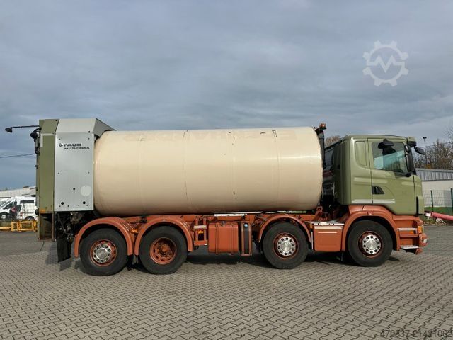 Garbage truck SCANIA R 440 / 8x2x6 / EURO 6