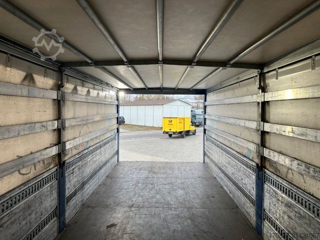 Flatbed truck with tarp SCANIA G 280 / LBW / Pritsche 7,3 m / 1 x Liege