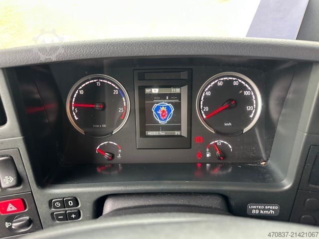 Flatbed truck with tarp SCANIA G 280 / LBW / Pritsche 7,3 m / 1 x Liege