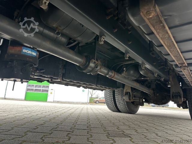 Flatbed truck with tarp SCANIA G 280 / LBW / Pritsche 7,3 m / 1 x Liege